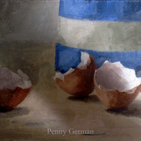 1721 cornishware and eggshells
