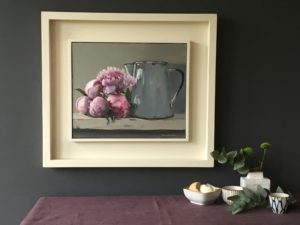 Room set- peonies and enamel jug